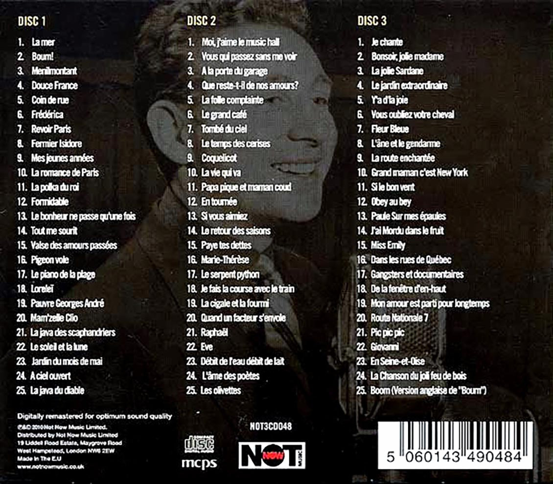 Charles Trenet - Definitive Collection (75 tracks) (3xCD) (deluxe 3-fold digipak) Music CD