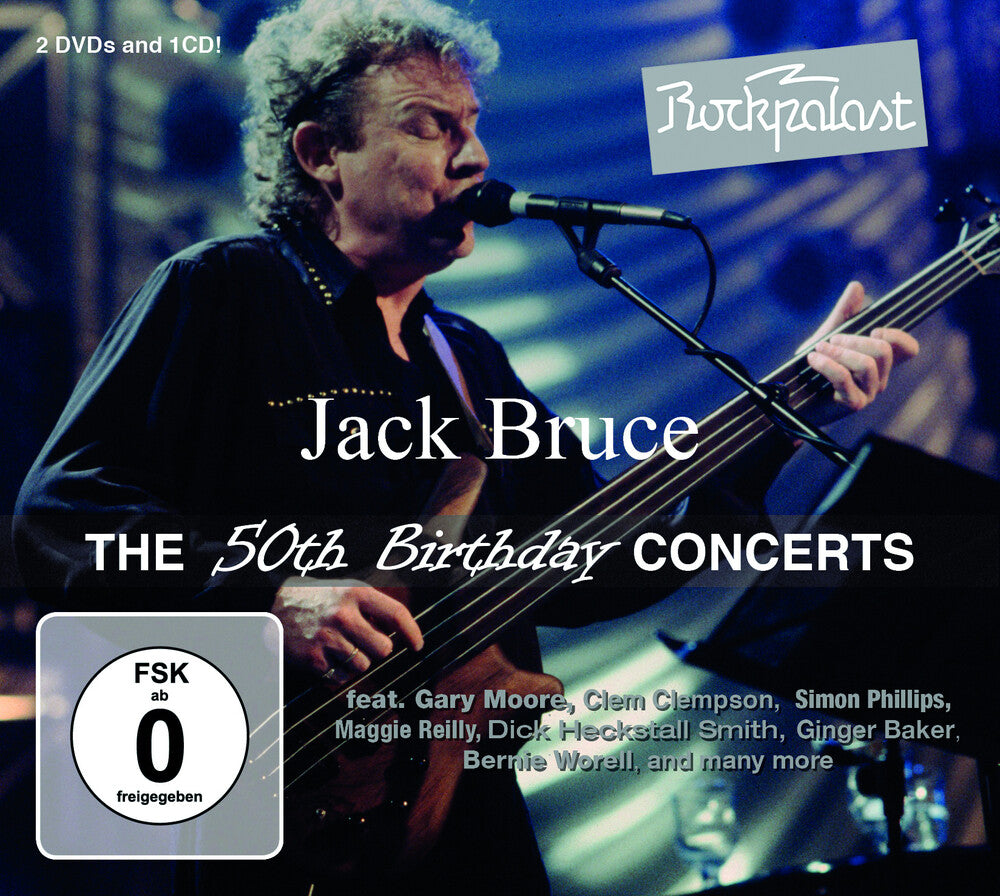the album cover for Jack Bruce - Rockpalast: The 50th Birthday Concerts