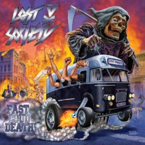 the album cover for Lost Society - Fast Loud Death