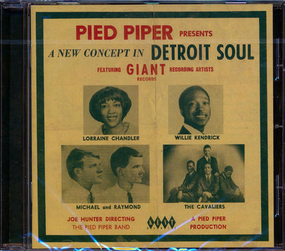 Various - Pied Piper Presents A New Concept In Detroit Soul (24 tracks) Music CD