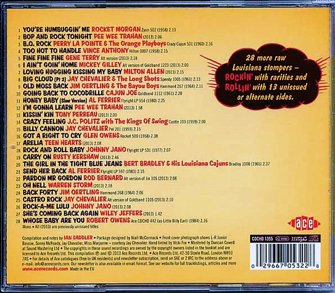 Various - Boppin By The Bayou Again (28 tracks) Music CD