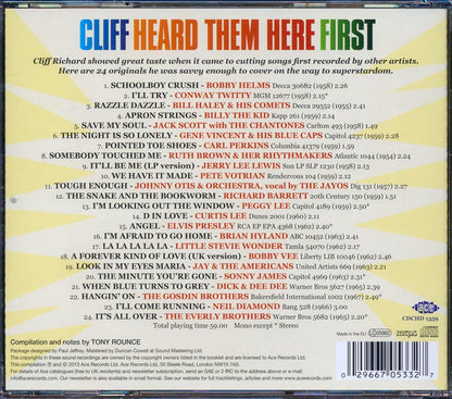 Various - Cliff Heard Them Here First (24 tracks) Music CD