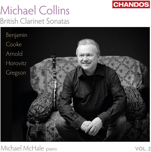the album cover for Michael McHale - British Clarinet Sonatas 2