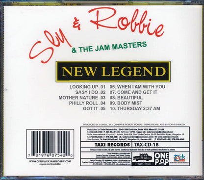 Sly & Robbie & The Jam Masters - New Legend Music CD