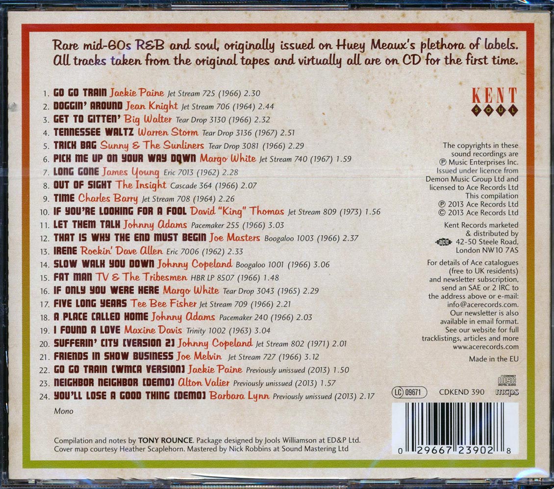 Various - South Texas Rhythm N Soul Revue (24 tracks) Music CD