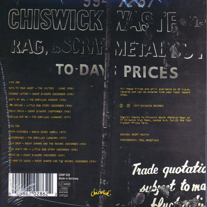 Various - Submarine Tracks & Fool's Gold: Chiswick Chartbusters Volume 1 Music CD