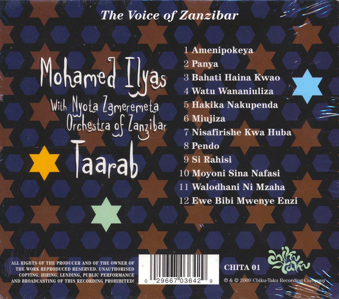 Mohamed Ilyas - Taarab Music CD