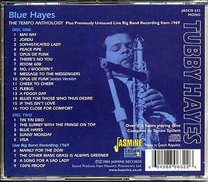 Tubby Hayes - Blue Hayes: The Tempo Anthology (25 tracks) (2xCD) Music CD