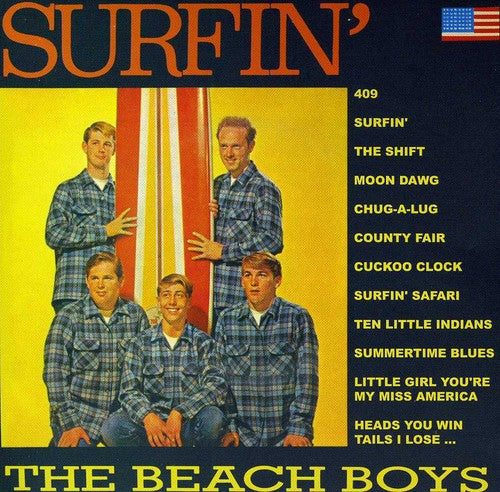 the album cover for The Beach Boys - Surfin' [Import]