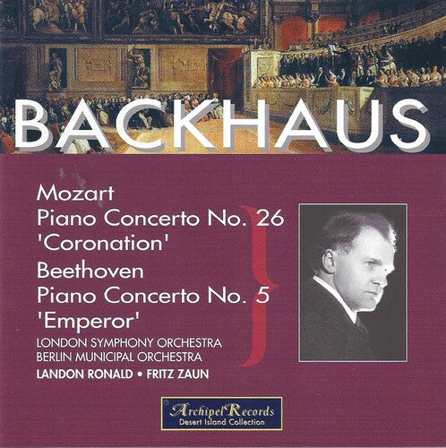 Beethoven / Backhaus - Klavierkonzert 5 Mozart - Music CD