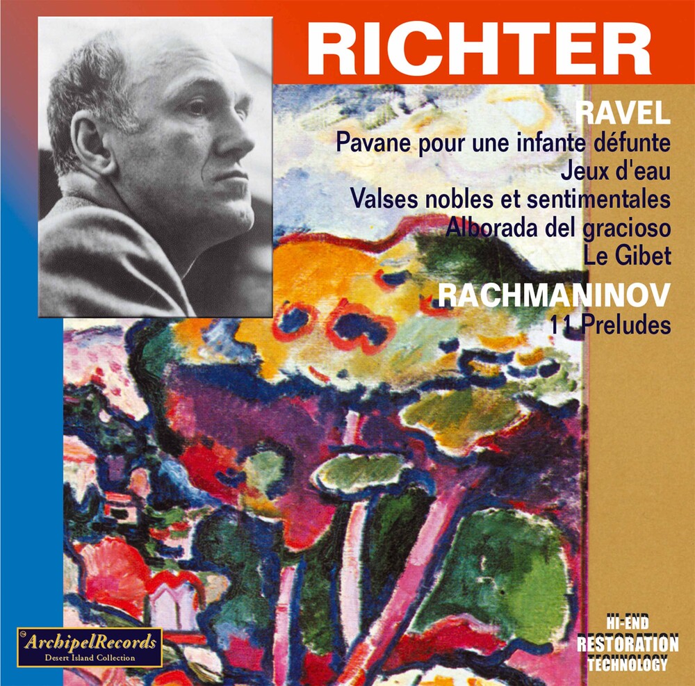 the album cover for Sviatoslav Richter - Pavane Pour Une Infante Defunt