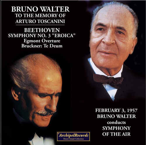 Beethoven / Walter - Sym 3 Egmont Ovt - Music CD