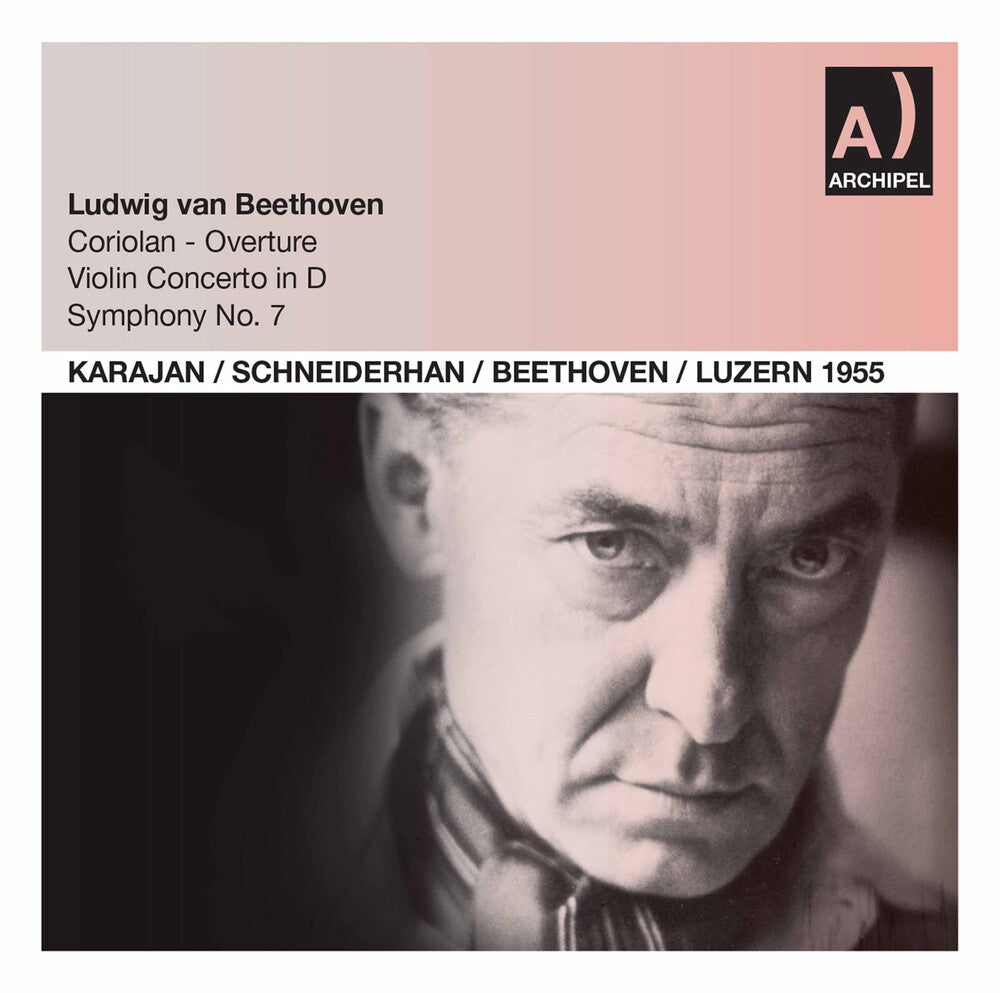 the album cover for Beethoven / Karajan - VLN Konzert Schneiderhan
