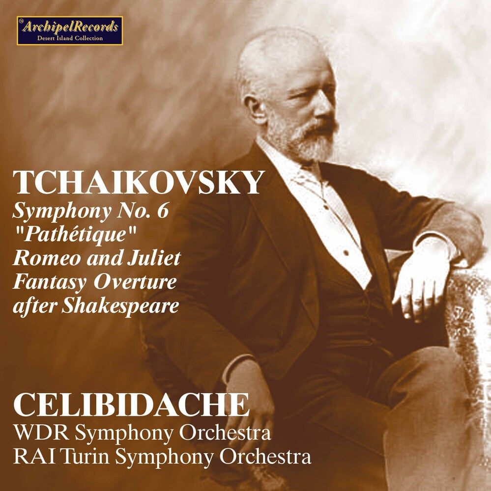 the album cover for SERGIU CELIBIDACHE - Sym 6 Romeo & Jula