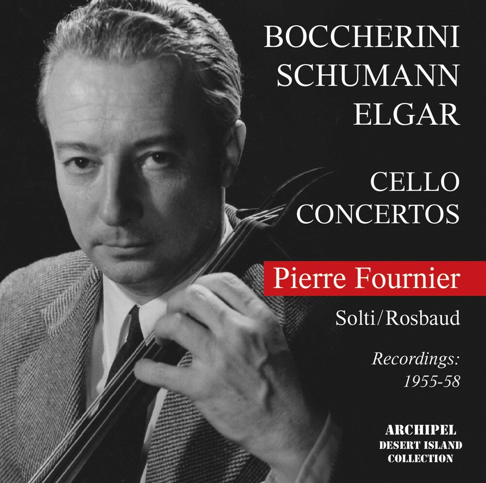 the album cover for PIERRE FOURNIER - Cello Con Boccerinii-Elgar