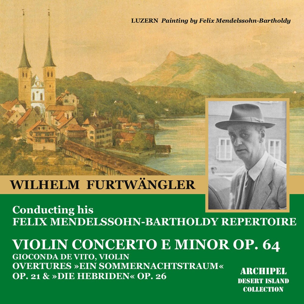 the album cover for Mendelssohn / Furtwangler - VLN Konzert Op.64 de Vito VL
