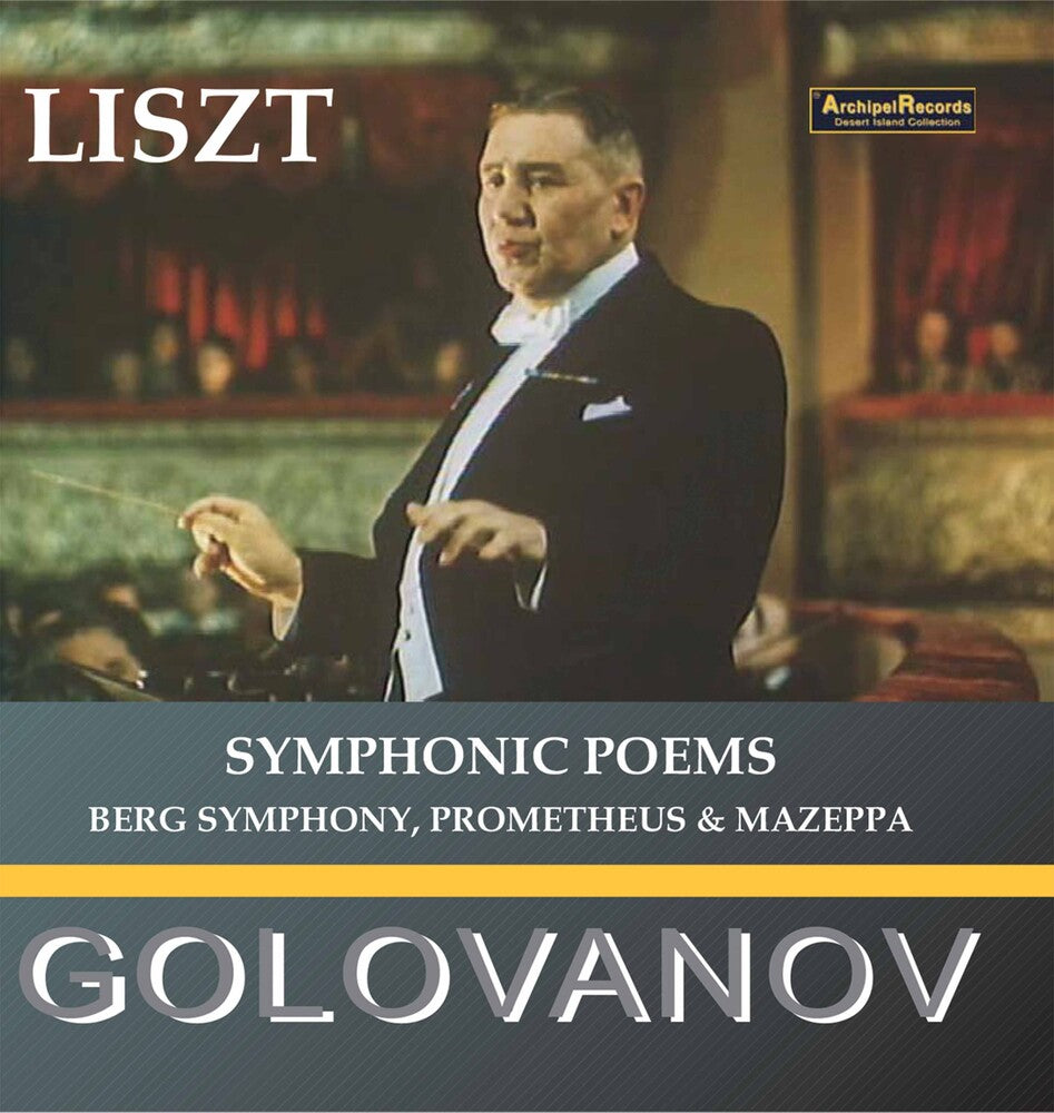 the album cover for Liszt / Golovanov - Sinfonische Dichtungen: Berg