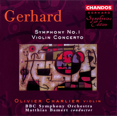 Gerhard / Charlier / Bbc Symphony Orch / Barnet - Symphony 1 Violin Concerto - Music CD
