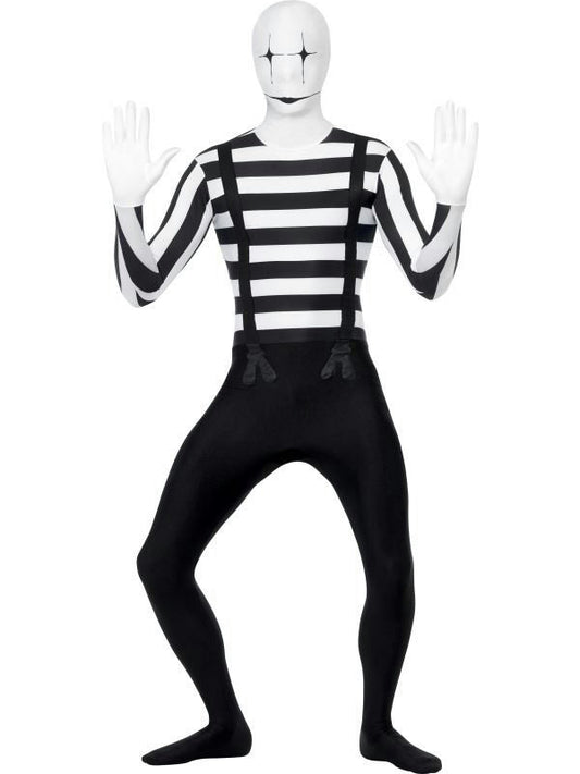 Men's Mime Second Skin Costume Size XL 46-48 chest