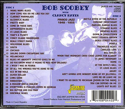 Bob Scobey, Clancy Hayes - Bob Scoby With Clancy Hayes: Frisco Jazz 1948-1955 (51 tracks) (2xCD) Music CD