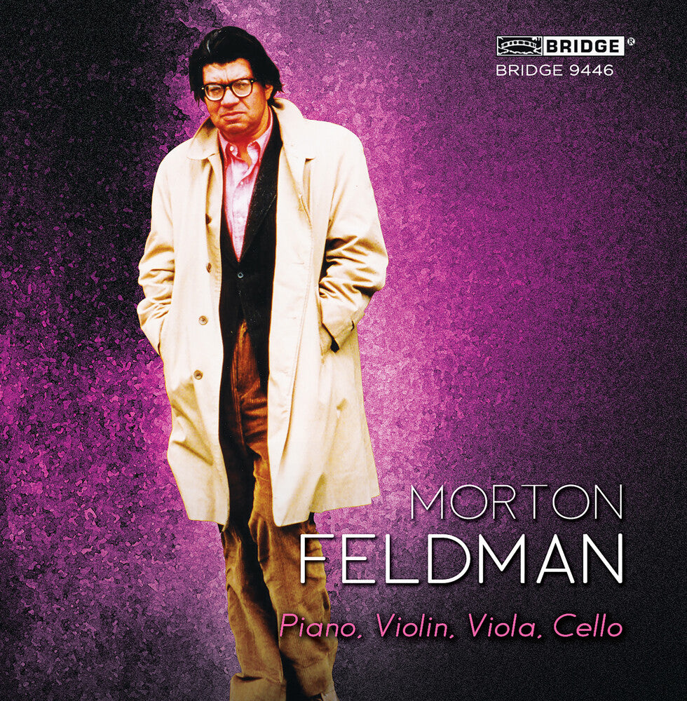the album cover for Morton Feldman / Karis,Aleck / Macomber,Curtis - Feldman: Piano, Violin, Viola, Cello (1987) Vol 5