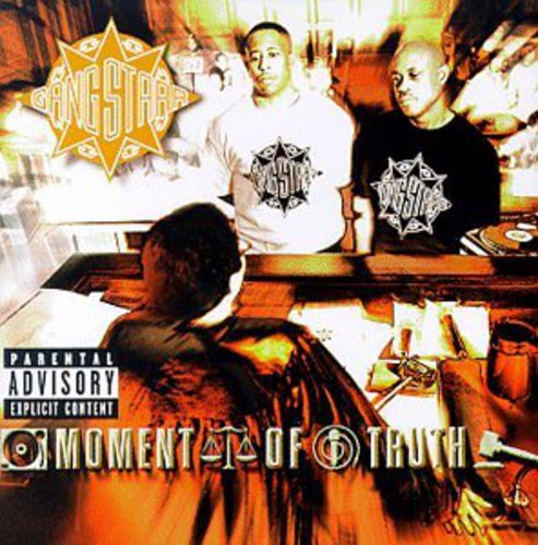 the album cover for Gang Starr - Moment of Truth
