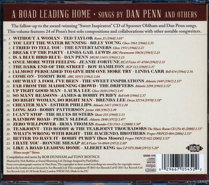 Various - A Road Leading Home: Songs By Dan Penn And Others (24 tracks) Music CD