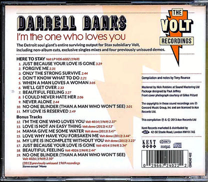 Darrell Banks - I'm The One Who Loves You: The Volt Recordings Music CD