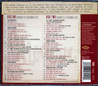 Various - Beating The Petrillo Ban: The Late December 1947 Modern Sessions (49 tracks) (2xCD) Music CD