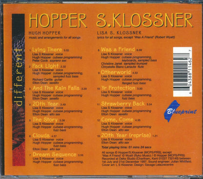 Hopper S. Klossner - Different Music CD