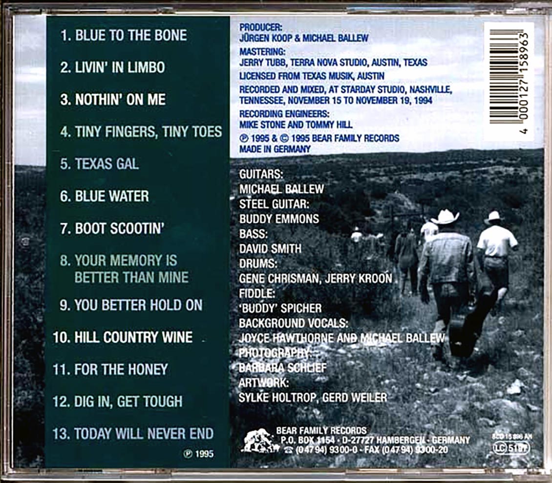 Michael Ballew - You Better Hold On Music CD