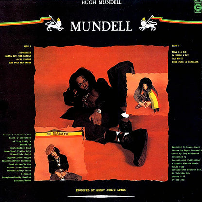 Hugh Mundell - Mundell Vinyl Record