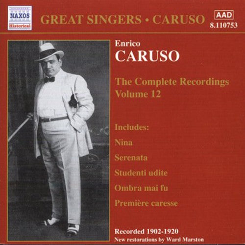 Caruso,enrico - Complete Recordings 12 - Music CD