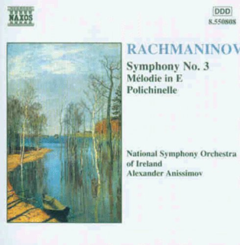 the album cover for S. RACHMANINOFF - Symphony 3 in A minor Op 44