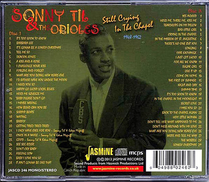 Sonny Til & The Orioles - Still Crying In The Chapel 1948-1962 (57 tracks) (2xCD) Music CD