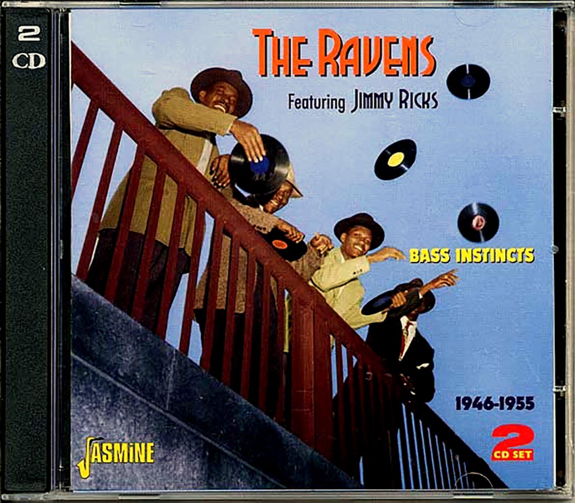 The Ravens Bass Instincts The Ravens Featuring Jimmy Ricks 1946 1955 55 tracks 2xCD Music CD