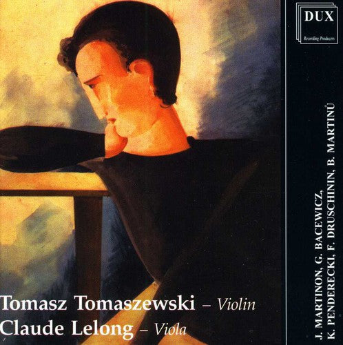 the album cover for Claude Lelong - Works for Violin & Viola