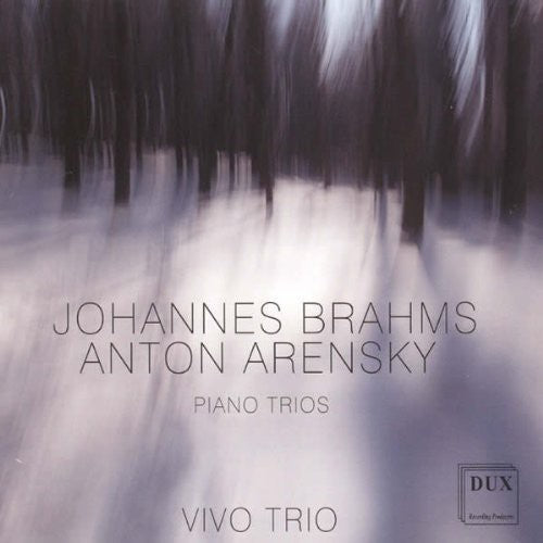 the album cover for Brahms / Vivo Trio - Piano Trios