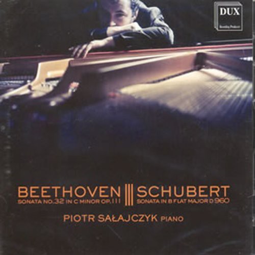the album cover for Piotr Salajczyk - Beethoven Schubert