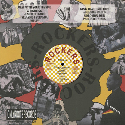 Jr. Delgado - Away With Your Fussing And Fighting; Jah Levi (Hugh Mundell) - Selassie I Veranda  /  Augustus Pablo - King David's Melody; Pablo All Stars - Solomon Dub (rhythm: "King David's Melody") 12" Vinyl Record