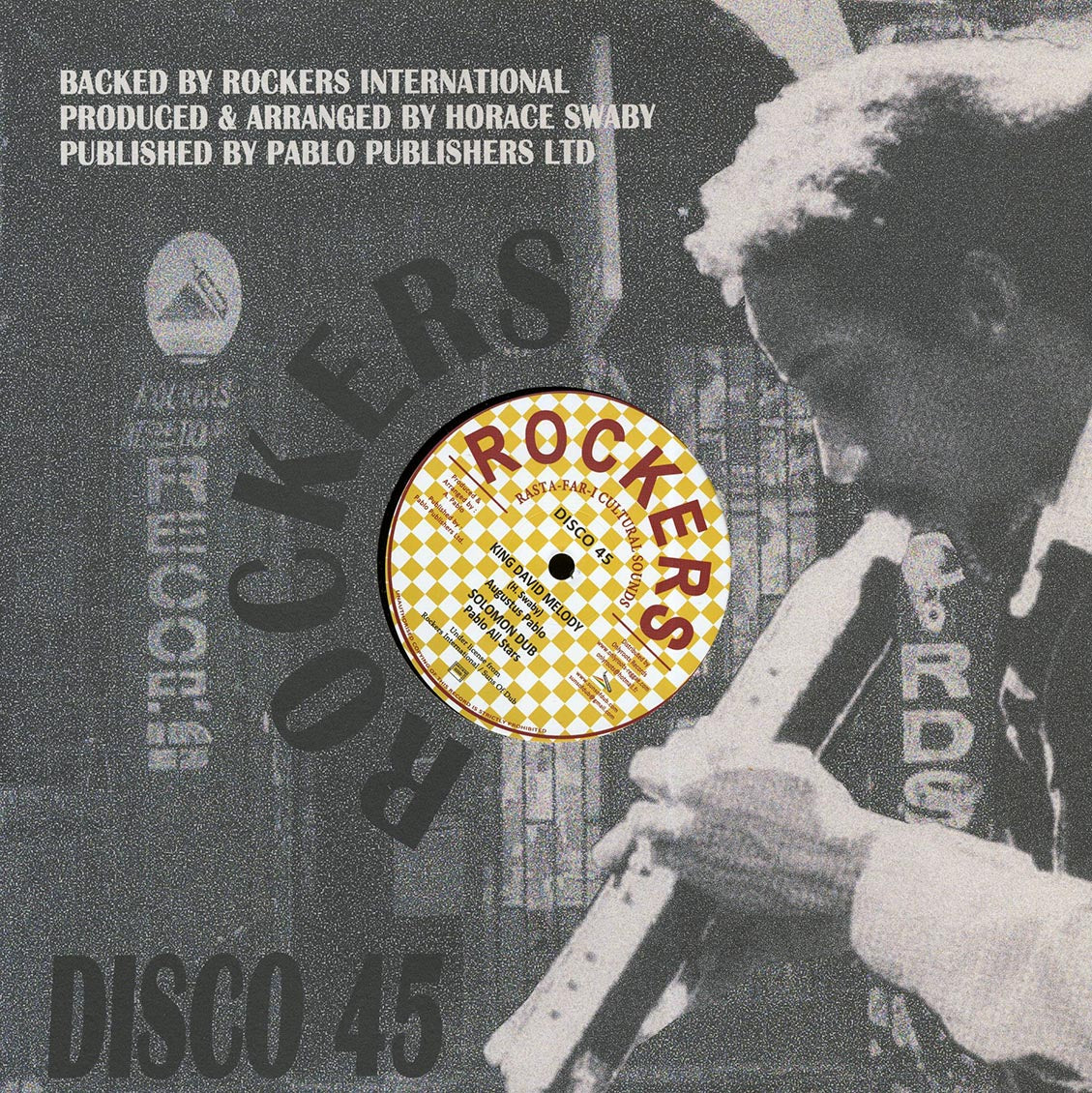Jr. Delgado - Away With Your Fussing And Fighting; Jah Levi (Hugh Mundell) - Selassie I Veranda  /  Augustus Pablo - King David's Melody; Pablo All Stars - Solomon Dub (rhythm: "King David's Melody") 12" Vinyl Record
