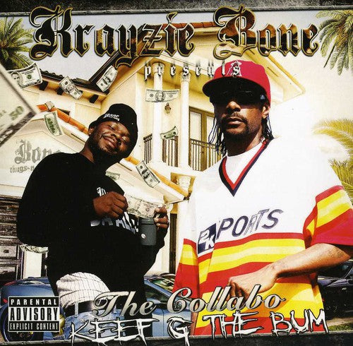 the album cover for Krayzie Bone Presents - The Collabo The Bum