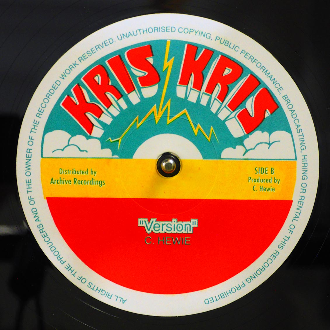 Chris Hewie - Longtime Rasta Did A Waan You  /  Version 12" Vinyl Record