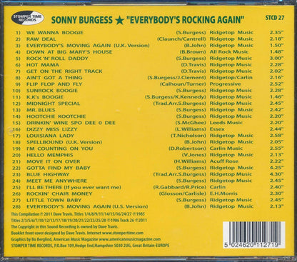 Sonny Burgess - Stomper Time Records Presents: Everybodys Rocking Again Music CD