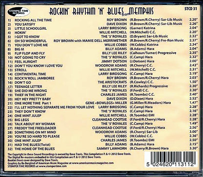 Various - Stomper Time Records Presents: Rockin' Rhythm N Blues From Memphis Music CD