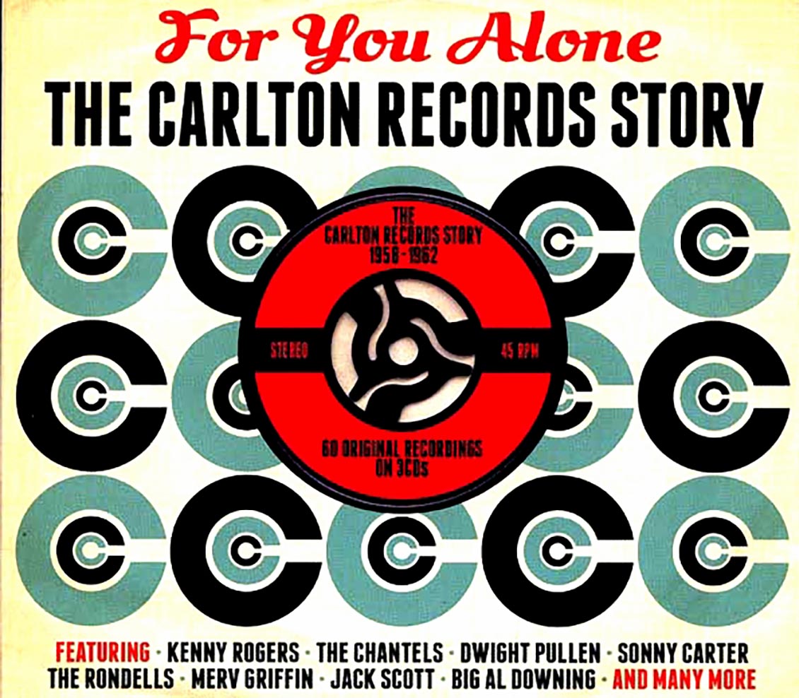 Various - For You Alone: The Carlton Records Story 1958-1962 (60 tracks) (3xCD) (deluxe 3-fold digipak) Music CD