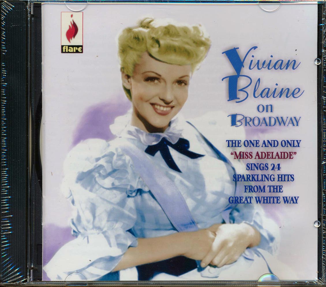 Vivian Blaine - Vivian Blaine On Broadway (24 tracks) Music CD