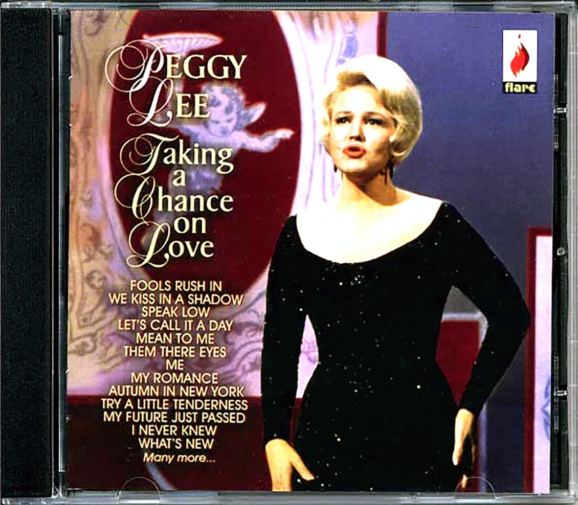 Peggy Lee Taking A Chance On Love Music CD