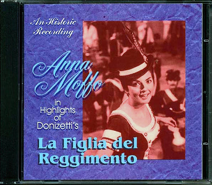 Anna Moffo La Figlia Del Reggimento Music CD