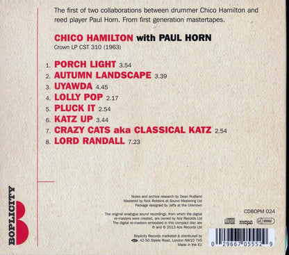 Chico Hamilton, Paul Horn - Chico Hamilton With Paul Horn Music CD